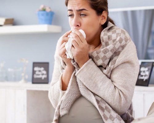 Как быстро вылечить сухой кашель беременной