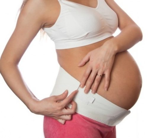 Как правильно надевать бандаж при беременности фото пошагово