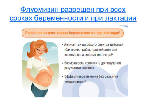 Свечи флуомизин при беременности в первом триместре