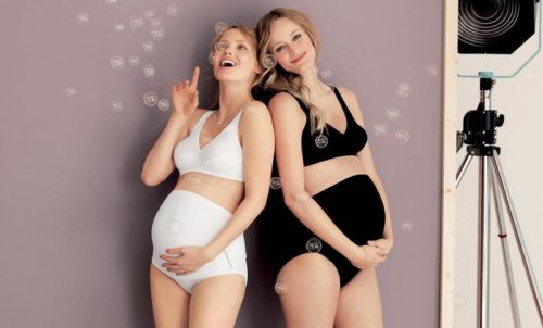 Растяжки во время беременности на животе