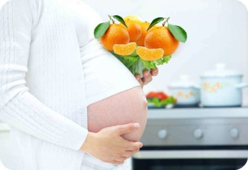 В чем польза мандарина для беременных