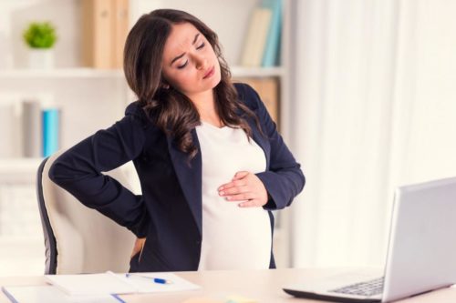 Покалывающие боли внизу живота справа при беременности